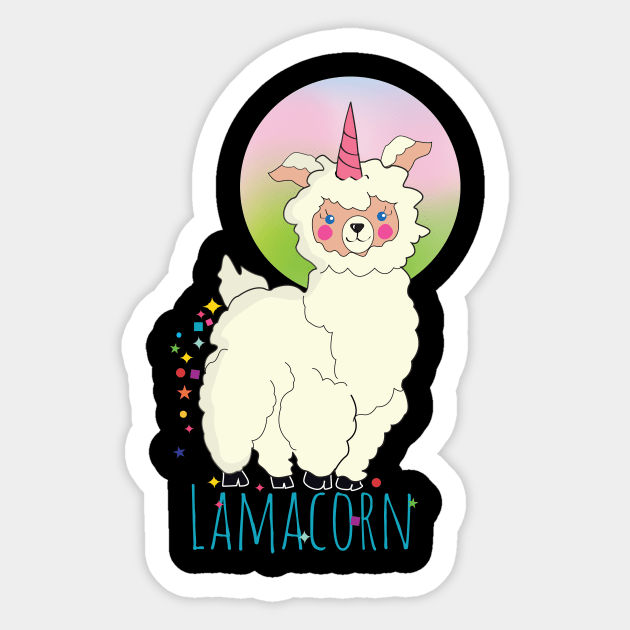 Lamacorn Sticker by emma17